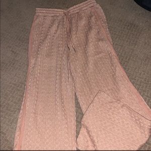 brown dressy pants,ss. cute small slit at the ankle and has built in shorts!